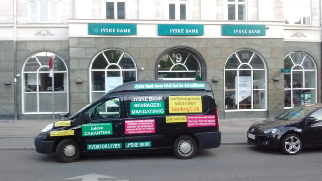 Jyske Banks Fundament When Danish banks deceive their customers. The customer is usually the small one But make no mistake about the size. Customer gives the entire board a slap, in i cortroom 30/9-2019 BS 1-698/2015 / Jyske Bank Board Member Philip Baruch wrote May 31, 2016. That the bank, is informed that the customer has reported JYSKE BANK to the police, for, among other things, fraud And that the group management, took such notice with serenity Meanwhile, the members of the group management, continue to support whether Jyske Bank's continued fraud thus the customer continues to be exposed to the bank's million fraud to this day. A case that is being negotiated on September 30 and October 1, 2019 in the City Court of Viborg. Fra Twitter med link til banknyt dk @Finansmin @Justisdep @Statsmin #Justitsministeriet #Statsministeriet #Finansministeriet #Finanstilsynet #Finance #stokes #banks #dkpol #Banking #NSA #FBI #Denmark #JyskeBank #DanskeBank #Nordea #Rådgivning #Sparnord #Jysk #JyskeBankBoxen
